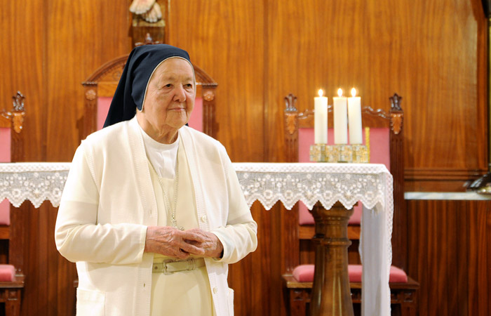 Madre generale emerita delle Oblate di Nazareth – Suor Filomena Gallo.